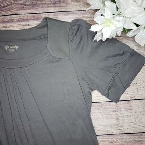 Womens plus size short sleeve blouse